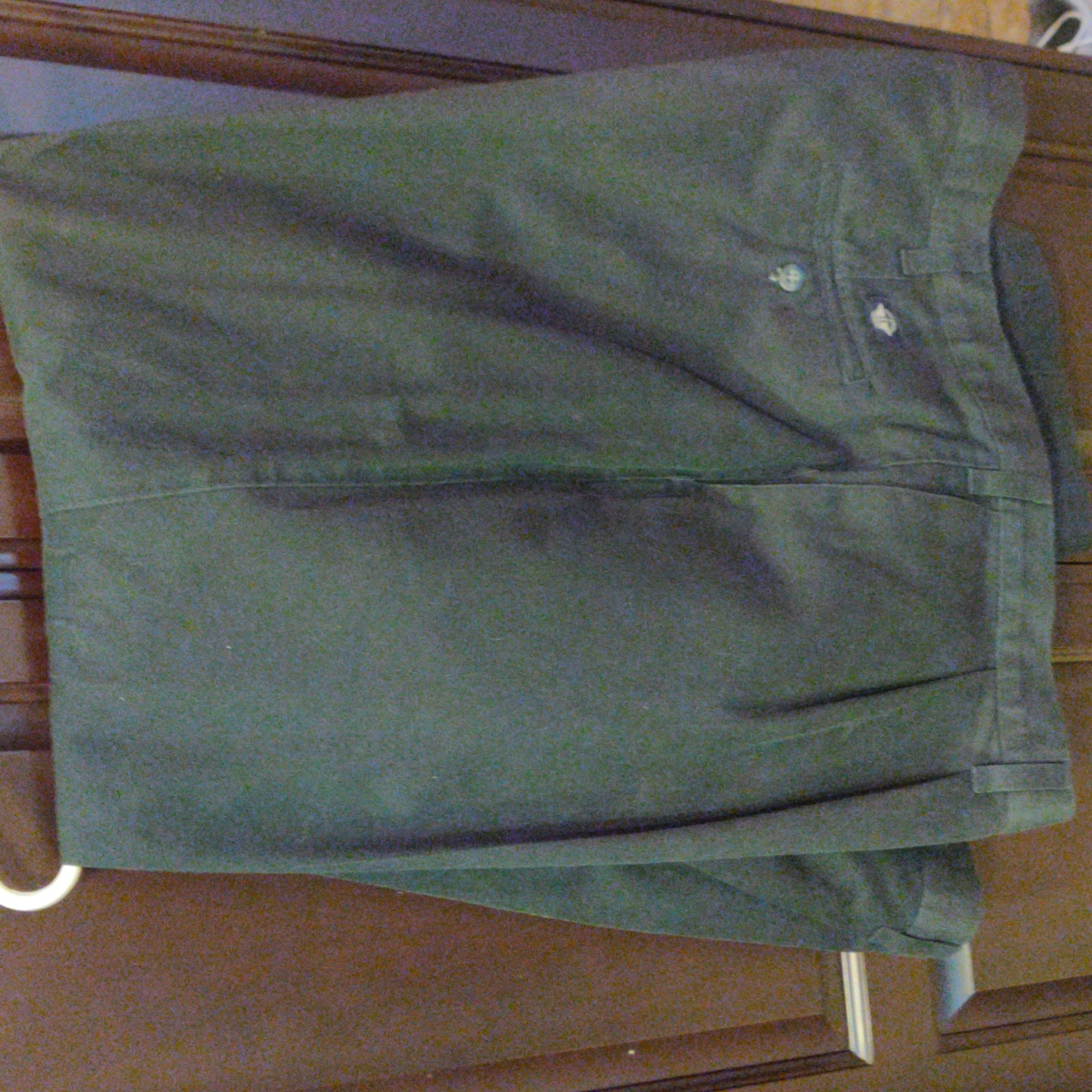 Dockers Classic Fit Pleated No Wrinkle Twill 50x32 Black Usa 100 Cotton